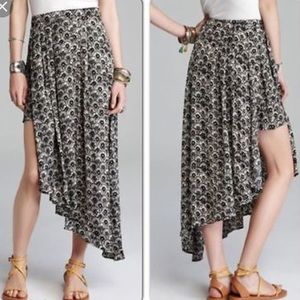 Free People high low mini midi skirt